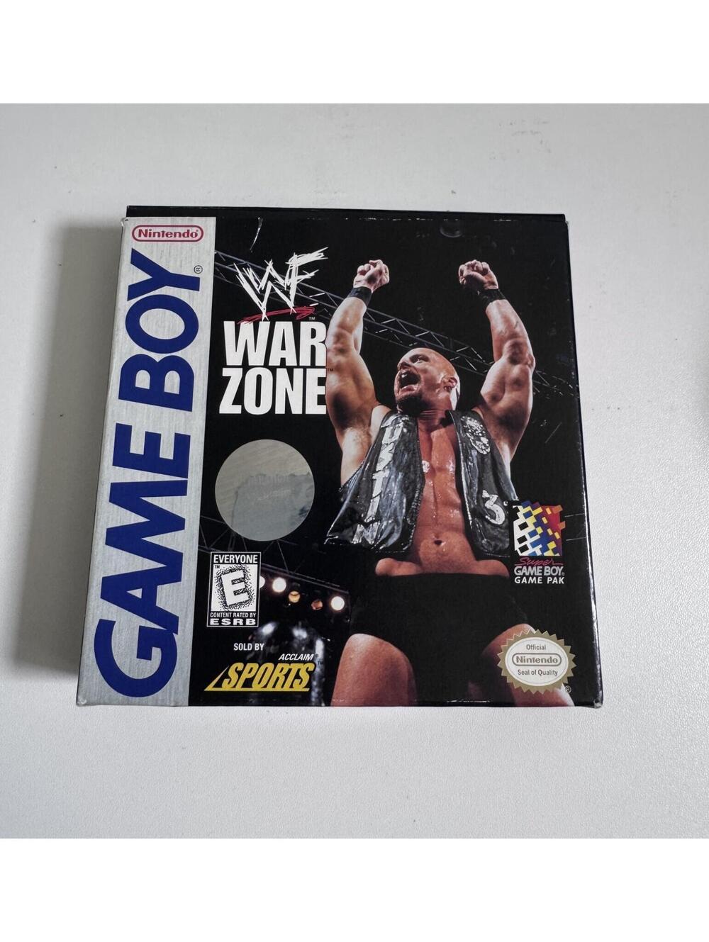 WWF War Zone Nintendo GameBoy Video Game CIB Complete Tested